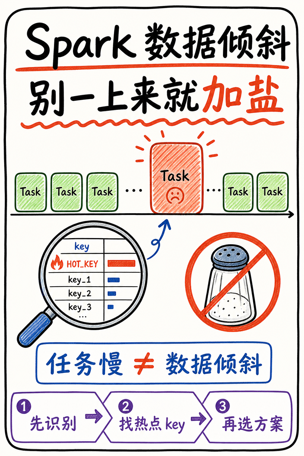 Spark 数据倾斜:别一上来就加盐