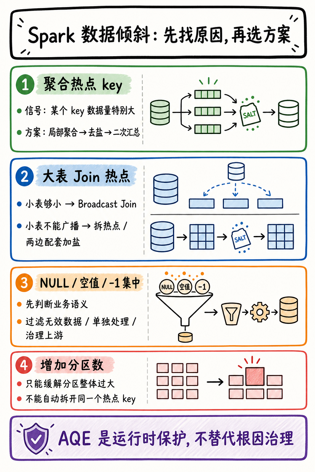 Spark 数据倾斜原因与解决方案