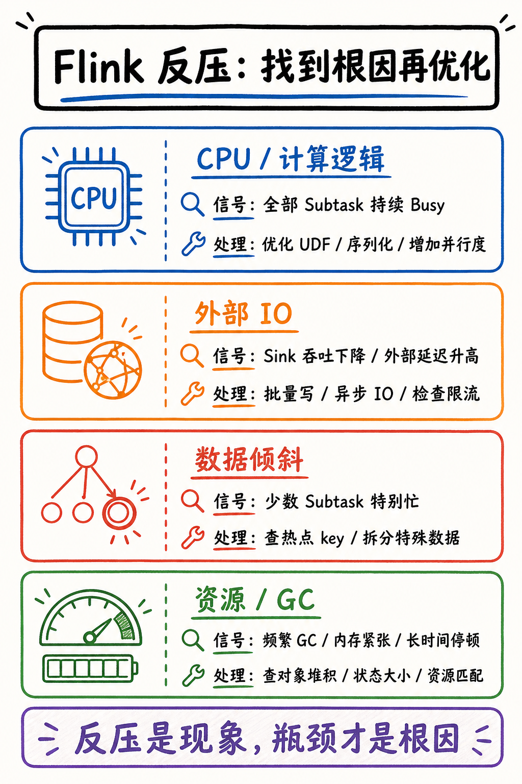 Flink 反压根因与解决方案